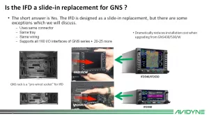 Is the IFD really a slide in replacement?